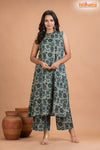 BLUE FLORAL COORD SET