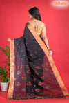ASSAM COTTON OFF BLACK