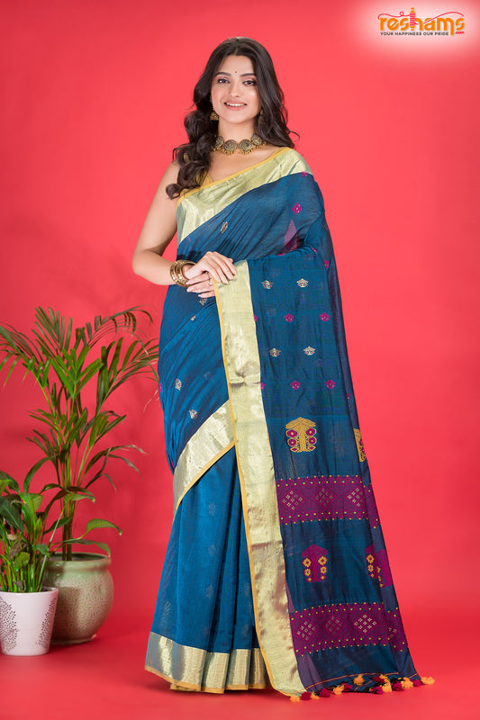 ASSAM COTTON BLUE