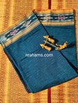 Pure Sambalpuri Cotton Saree -  Colour Green