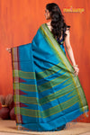 Vidarbha Pure Tussar Blue