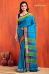 Vidarbha Pure Tussar Blue