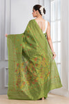 Hand Embroidery Stitche Green