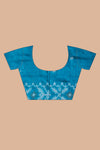 Pure Tussar Silk Jamdani Blue