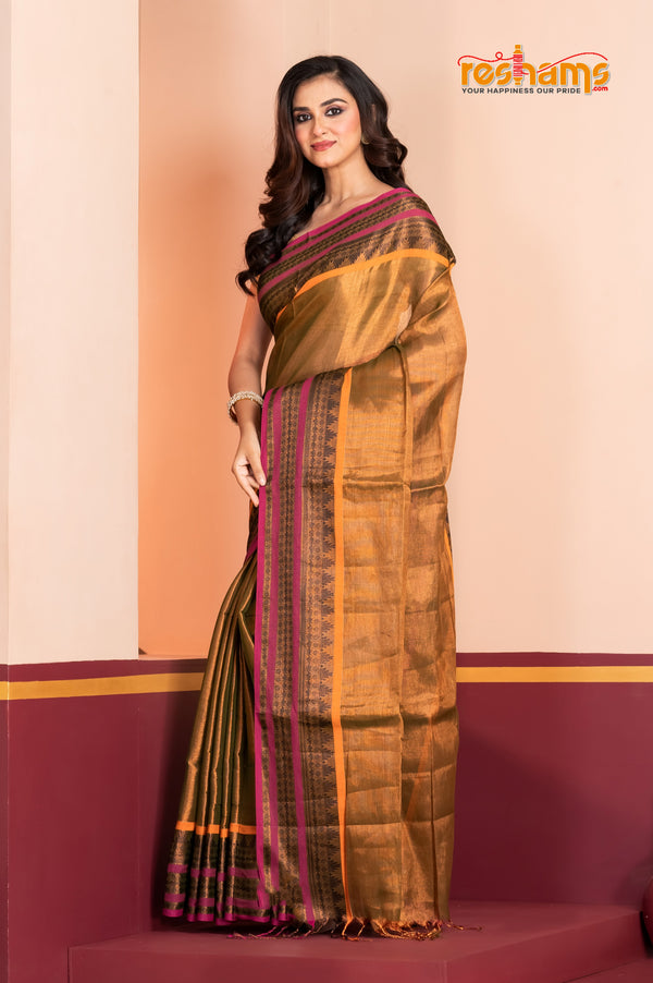 TISSUE LINEN DARK GOLD