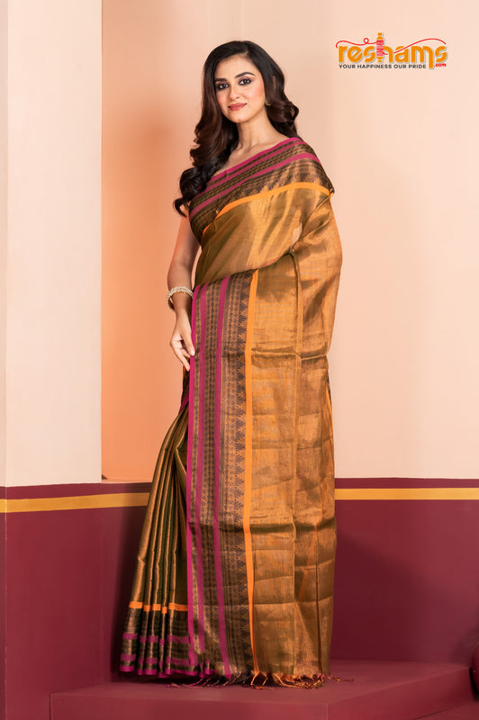 TISSUE LINEN DARK GOLD