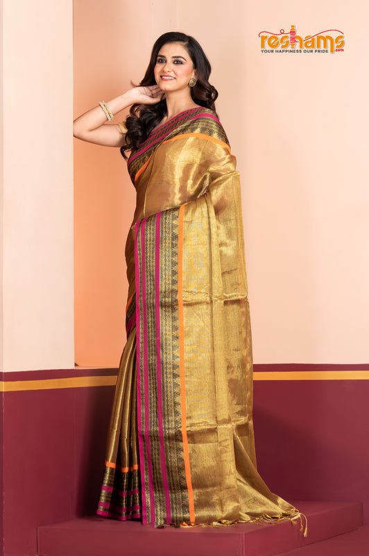 TISSUE LINEN LIGHT GOLD