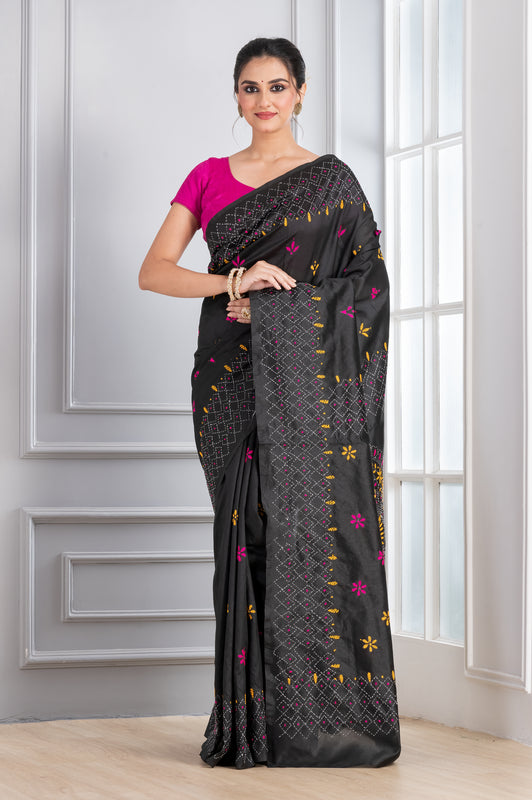 Hand Embroidery Stitch Black