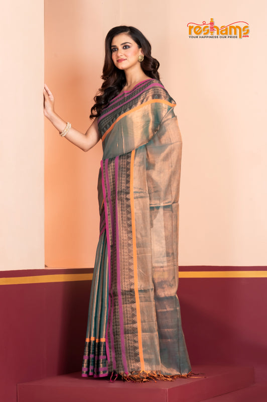 TISSUE LINEN COPPER GOLD