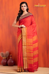 Vidarbha Pure Tussar Red