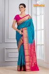 Kanjivaram Pure Silk Sky Pink