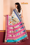 Vidarbha Pure Tussar White Kalamkari