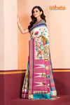 Vidarbha Pure Tussar White Kalamkari