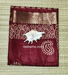 Liva Silk Saree – Shiny Red