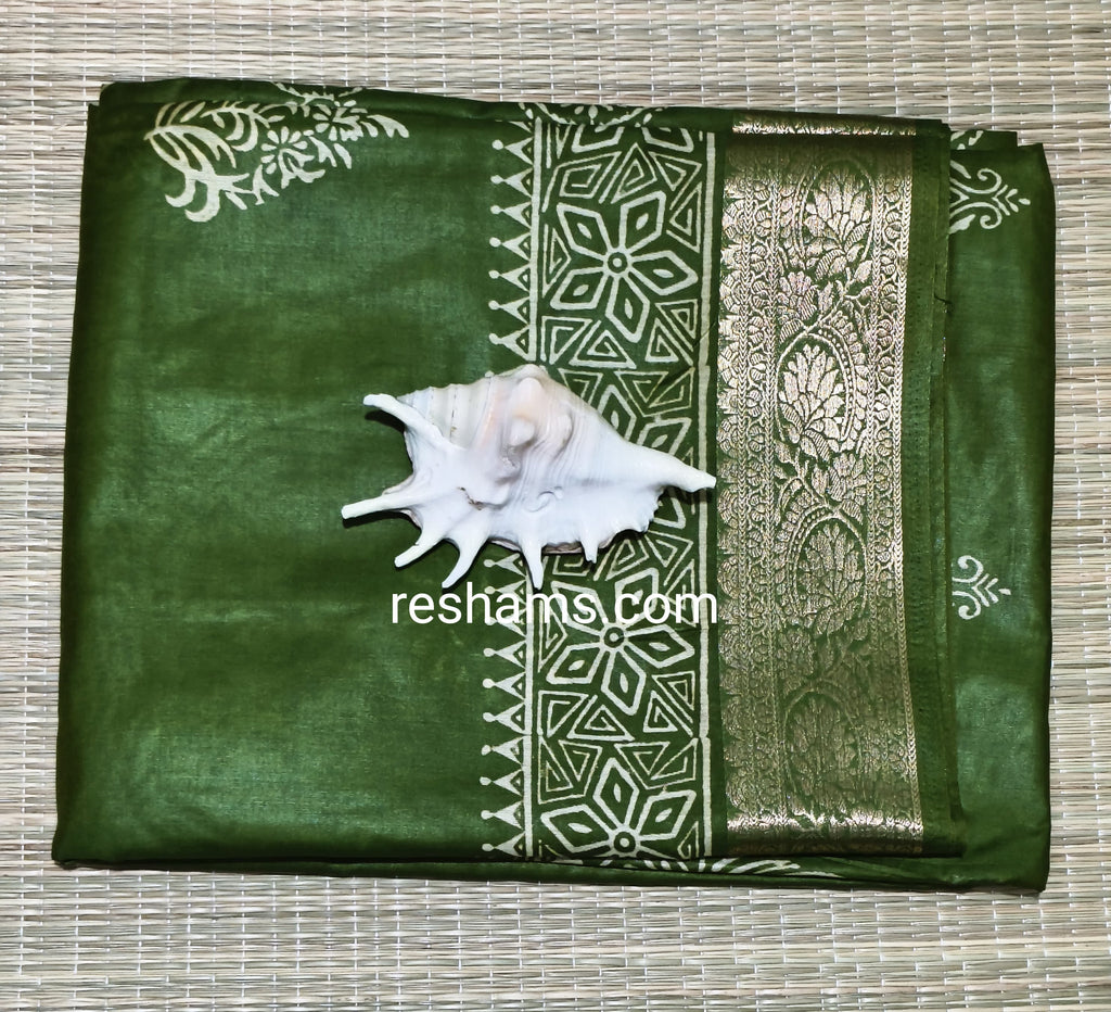 Liva Silk Saree – Green